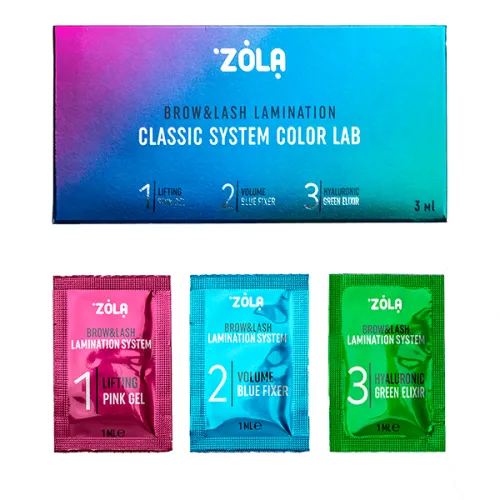 Сет за ламиниране на мигли и вежди ZOLA